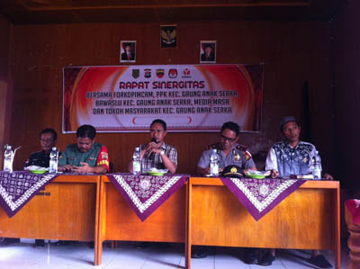 Wujudkan Pemilu Damai, Pemcas GAS Gelar Rapat Sinergi Bersama Pihak Terkait